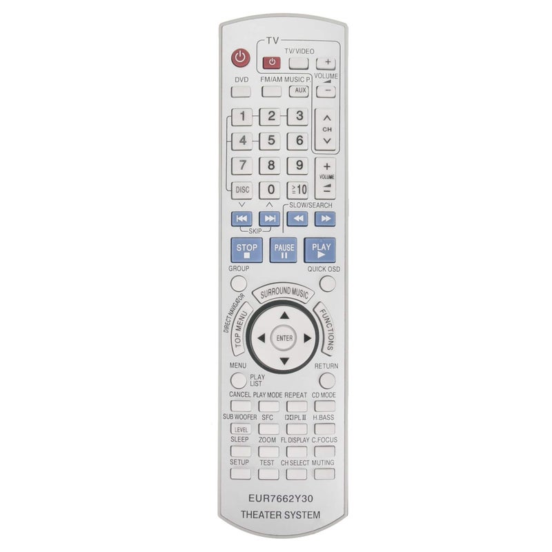 New Replace Remote Control EUR7662Y30 fit for Panasonic Home Theater System SA-HT740 SA-HT743 SC-HT740 SC-HT743